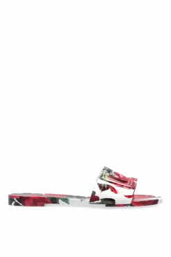 Dolce & Gabbana MULTICOLOUR Slides with logo