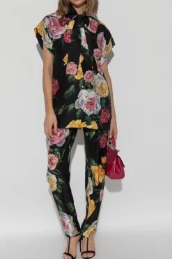 Dolce & Gabbana MULTICOLOUR Shirt with floral motif