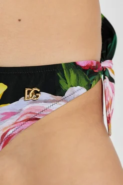 Dolce & Gabbana MULTICOLOUR Two-piece swimsuit with floral motif