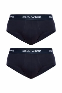 Dolce & Gabbana NAVY BLUE Two-pack briefs