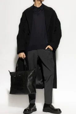 Dolce & Gabbana NAVY BLUE Long sleeve polo