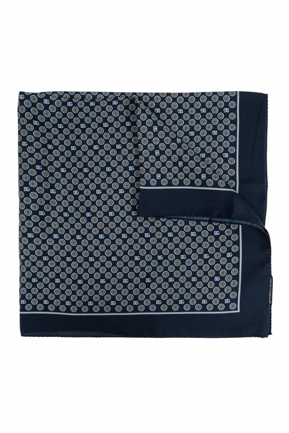 Dolce & Gabbana NAVY BLUE Silk scarf