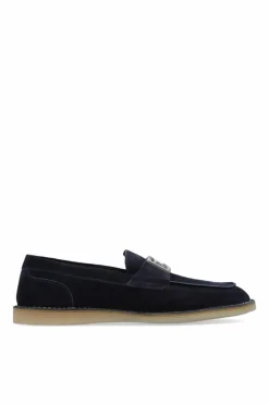 Dolce & Gabbana NAVY BLUE āNew Florioā suede loafers