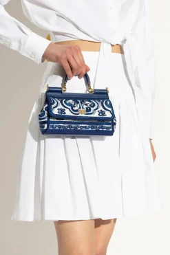 Dolce & Gabbana NAVY BLUE "Sicily Small" handbag