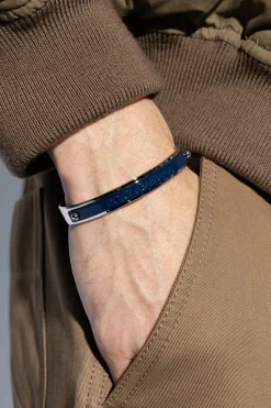 Dolce & Gabbana NAVY BLUE Bracelet with logo