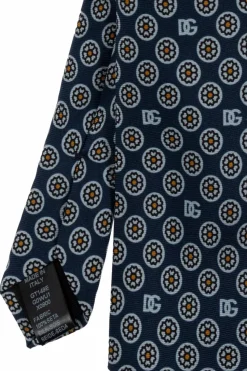 Dolce & Gabbana NAVY BLUE Silk tie