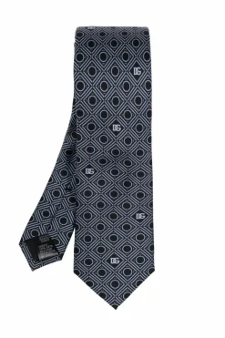 Dolce & Gabbana NAVY BLUE Patterned tie