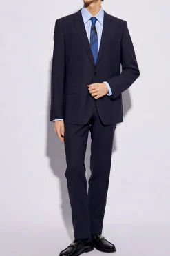 Dolce & Gabbana NAVY BLUE Checked suit