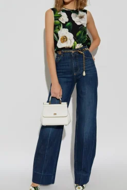 Dolce & Gabbana NAVY BLUE Jeans with flared legs