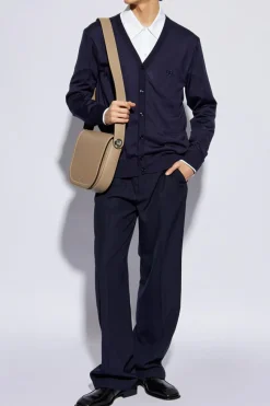 Dolce & Gabbana NAVY BLUE Silk Cardigan