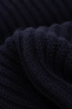 Dolce & Gabbana NAVY BLUE Scarf with logo detail