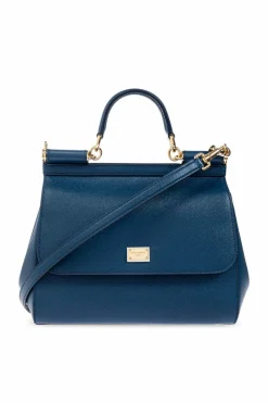 Dolce & Gabbana NAVY BLUE Handbag "Sicily Large"