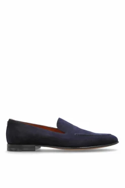Dolce & Gabbana NAVY BLUE Suede shoes "Split"