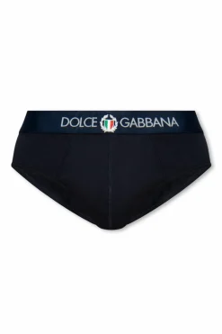 Dolce & Gabbana NAVY BLUE Briefs with logo