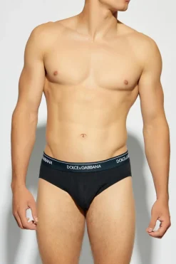 Dolce & Gabbana NAVY BLUE Two-pack of briefs