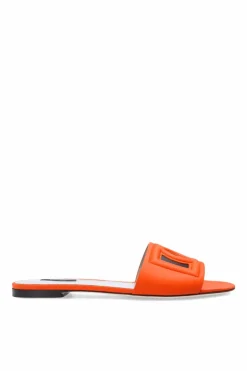 Dolce & Gabbana ORANGE Slides with logo