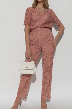Dolce & Gabbana PINK Lace top