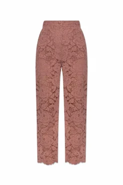 Dolce & Gabbana PINK Lace pants
