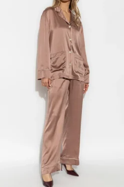 Dolce & Gabbana PINK Silk pajama bottoms