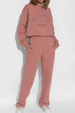 Dolce & Gabbana PINK Sweatpants with logo
