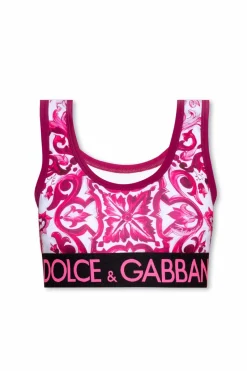 Dolce & Gabbana PINK Top with logo