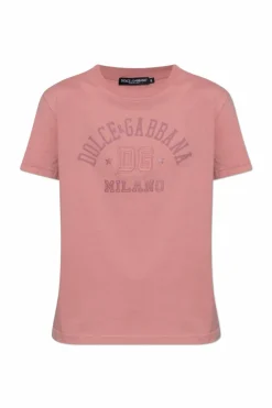 Dolce & Gabbana PINK T-shirt with logo