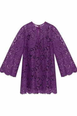 Dolce & Gabbana PURPLE Lace dress