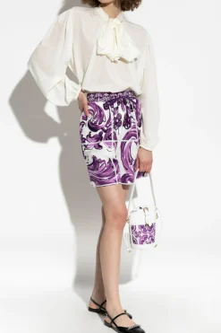 Dolce & Gabbana PURPLE Patterned shorts
