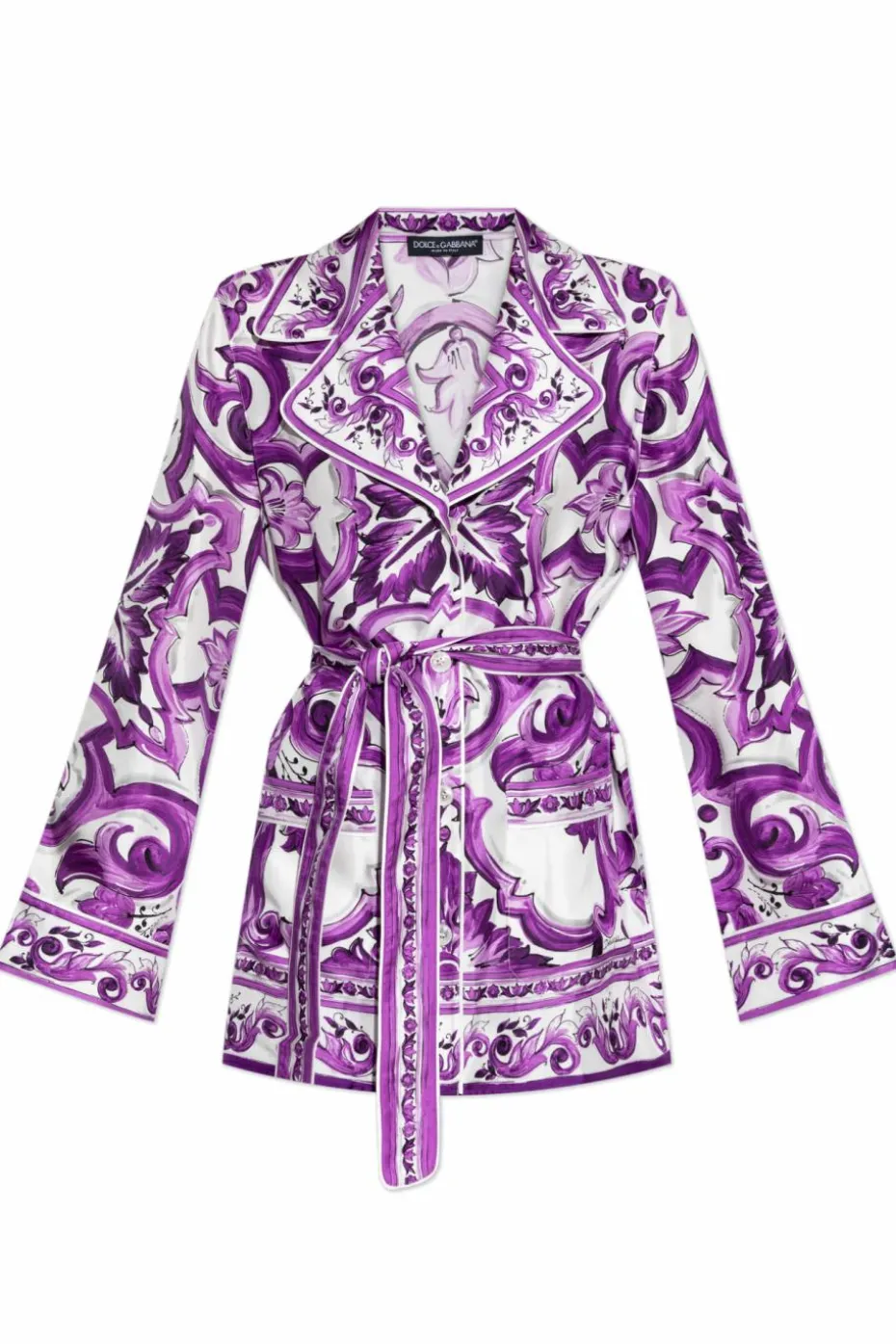 Dolce & Gabbana PURPLE Silk shirt