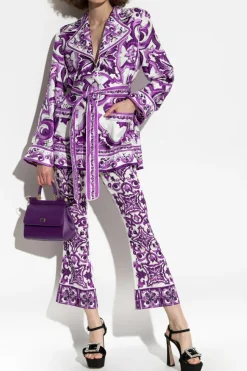 Dolce & Gabbana PURPLE Silk shirt