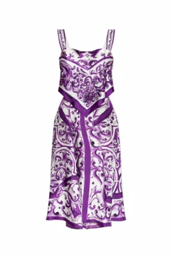 Dolce & Gabbana PURPLE Silk dress