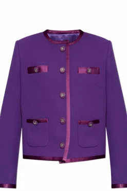 Dolce & Gabbana PURPLE Wool blazer