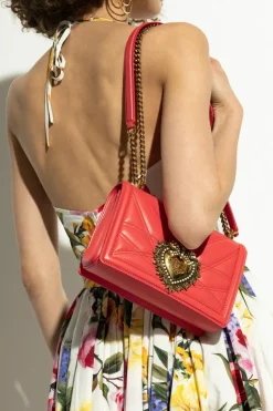 Dolce & Gabbana RED Devotion Medium shoulder bag