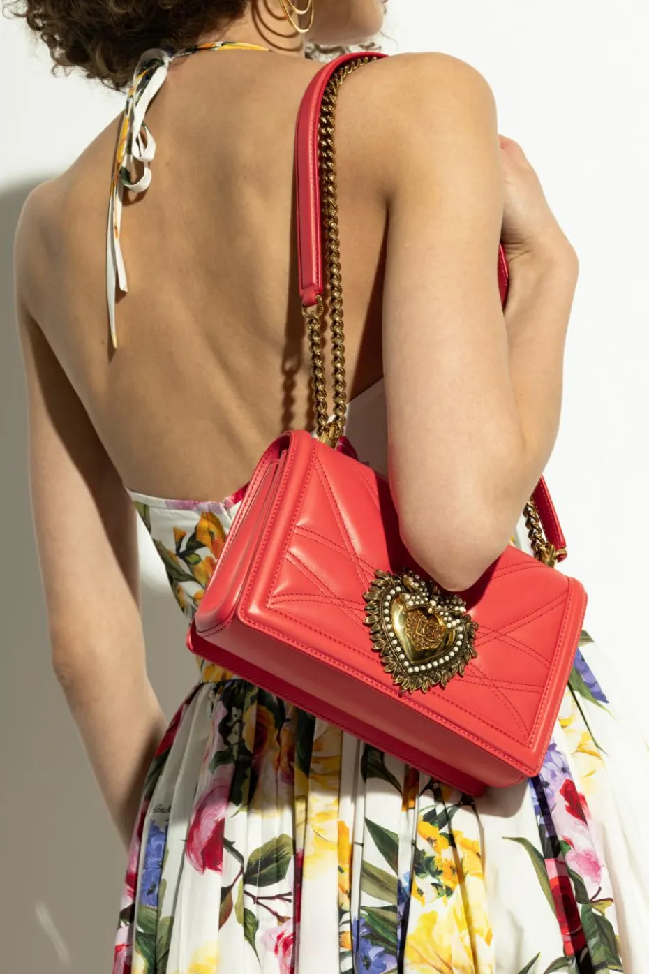 Dolce & Gabbana RED Devotion Medium shoulder bag