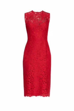 Dolce & Gabbana RED Lace dress