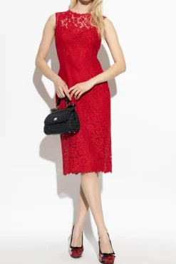 Dolce & Gabbana RED Lace dress