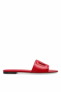 Dolce & Gabbana RED Slides with logo
