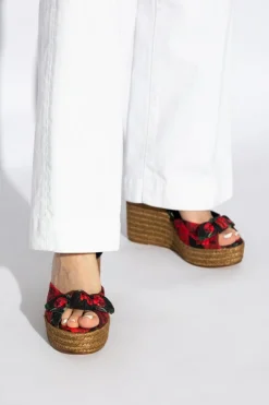 Dolce & Gabbana RED Wedge sandals