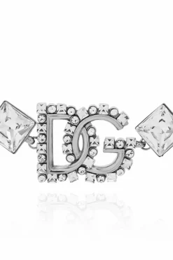 Dolce & Gabbana SILVER Bracelet with shimmering crystals