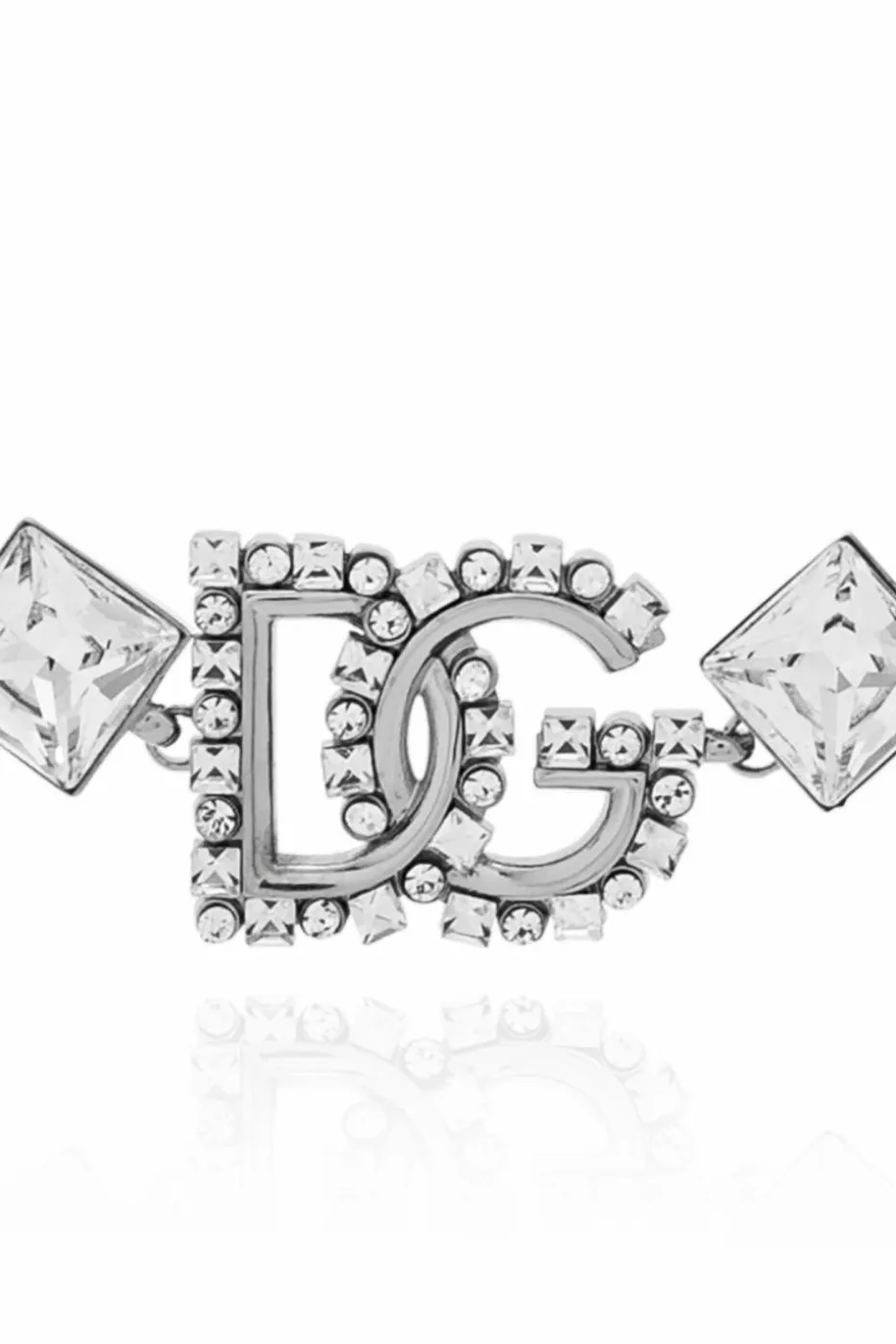 Dolce & Gabbana SILVER Bracelet with shimmering crystals