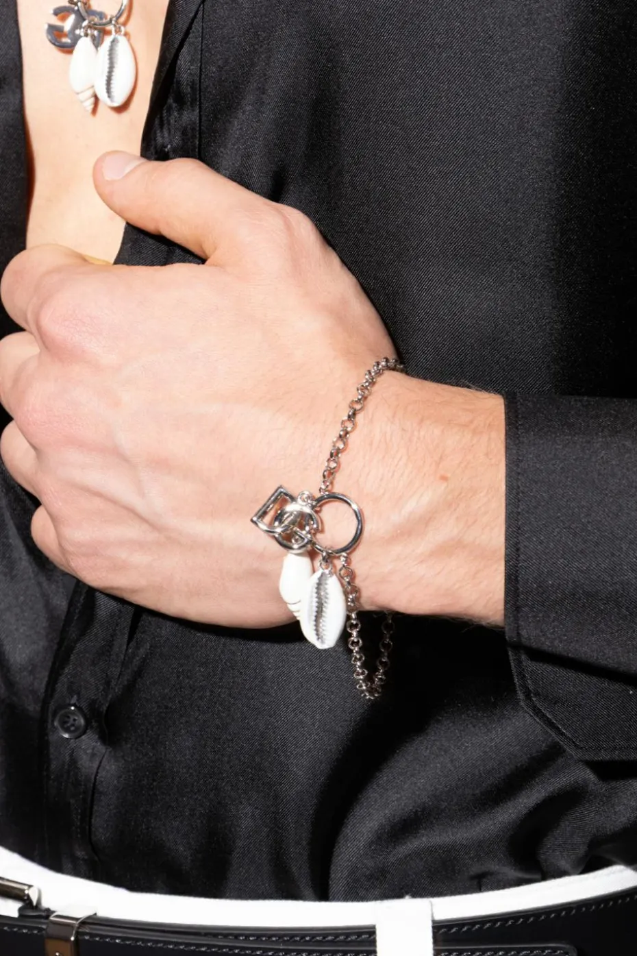 Dolce & Gabbana SILVER Charm bracelet