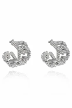 Dolce & Gabbana SILVER Earrings with logo