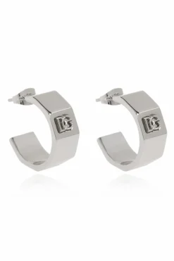Dolce & Gabbana SILVER Earrings with logo