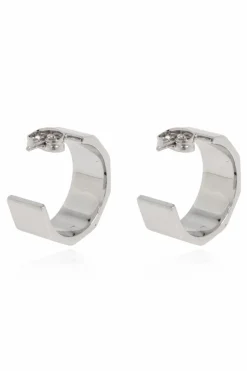 Dolce & Gabbana SILVER Earrings with logo
