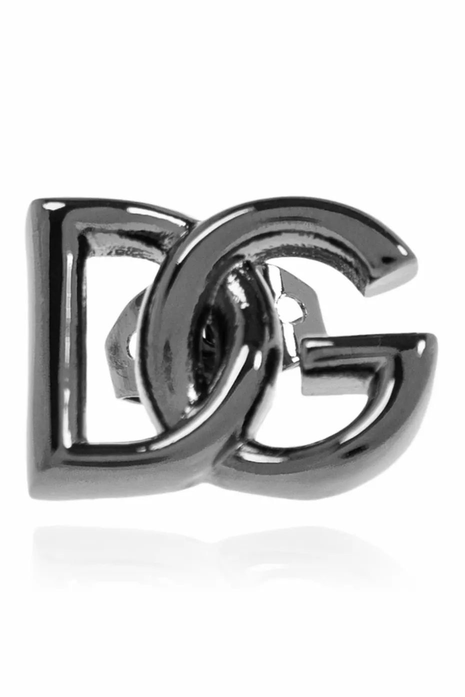 Dolce & Gabbana SILVER Earrings in the shape of a logo