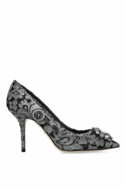 Dolce & Gabbana SILVER High-heeled shoes 'Belluccii'