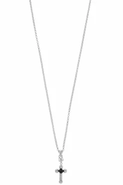 Dolce & Gabbana SILVER Necklace with a pendant featuring a religious motif