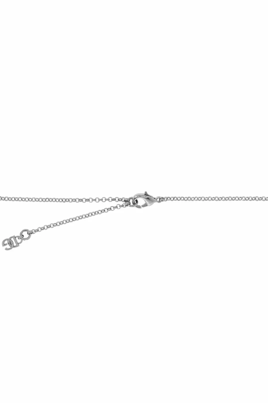 Dolce & Gabbana SILVER Necklace with a pendant featuring a religious motif