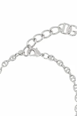 Dolce & Gabbana SILVER Necklace with logo