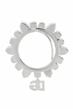 Dolce & Gabbana SILVER Rhinestone-embellished ear cuff